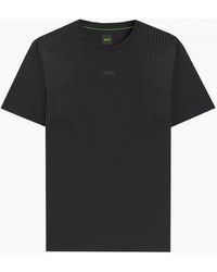 BOSS - Slim Fit Active T-Shirt With Reflective Details - Lyst