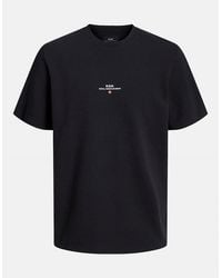 Jack & Jones - Text Graphic Crew Neck Short Sleeve Jersey T-Shirt - Lyst
