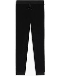 BOSS - Velour Solid Patterned Slim Joggers - Lyst