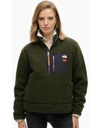 Superdry - Vintage Retro Half Zip Fleece - Lyst