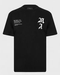 Amiri - Wes Lang Checker Skull T Shirt - Lyst