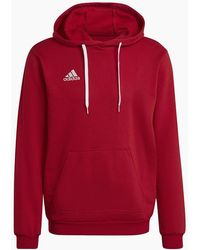adidas - Hooded Neck Long Sleeve Kangaroo Pocket Sweatshirt - Lyst