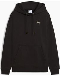 PUMA - Maximal Metallic Comfort Tech Fleece Overhead Hoodie - Lyst