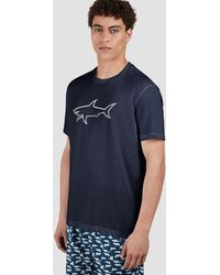 Paul & Shark - Lightweight Cotton Jersey T-Shirt - Lyst