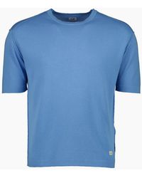 C.P. Company - Sea Island Knitted T-Shirt - Lyst