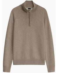 BOSS - Boss H Fabio Half Zip Sweater 240 Open - Lyst