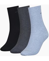 Calvin Klein - 3-Pack Classic Roll-Top Socks, Mix - Lyst