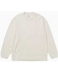 Snow Peak - Snow Peak Og Mercerized Long Sleeve T-Shirt - Lyst