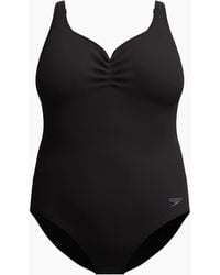 Speedo - Ladies Shaping Aquanite Plus One Piece Swimsuit - Lyst