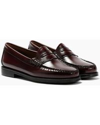 G.H. Bass & Co. - G. H. Bass Weejun Ii Leather Wine Penny Loafers - Lyst