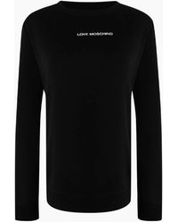 Love Moschino - Small Logo Sweatshirt - Lyst