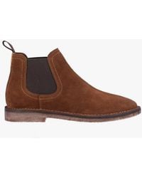 Hush Puppies - Shaun Suede Chelsea Boots Tan - Lyst