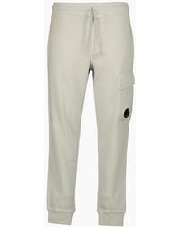C.P. Company - Resist Dyed Diagonal Fleece Lens Sweatpants - Lyst