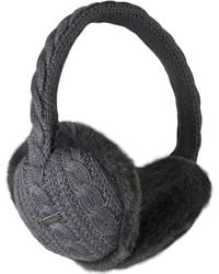 Barts - Monique Faux Fur Cable Knit Ear Muffs Earwarmers - Lyst