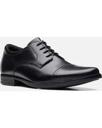 Clarks - Howard Cap Leather Extra Wide Fit - Lyst