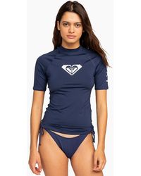 Roxy - Whole Hearted Upf 50 Short Sleeve Rash Vest - Lyst