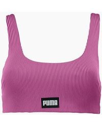 PUMA - Scoop Neck Bikini Top - Lyst