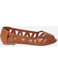 Dorothy Perkins - Ladies Prim Peep Toe Wide Pumps - Lyst