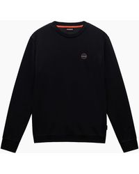 Napapijri - B-Badge Loopback Crew Sweat - Lyst