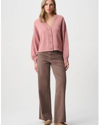 Joseph Ribkoff - Goldie: Classic Wide Leg Feather Weave Jeans - Lyst