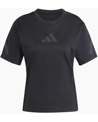 adidas - Z.N.E. Crew Neck Short Sleeve Jersey T-Shirt - Lyst