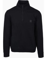 BOSS - Boss Zetrust Half Zip Sweatshirt - Lyst