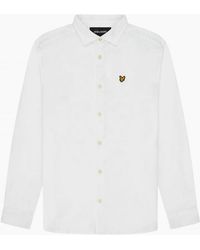 Lyle & Scott - Lyle & Scott Long Sleeve Slim Fit Poplin Shirt - Lyst