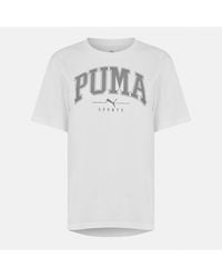 PUMA - Squad Relaxed Regular Fit T Shirt - Lyst