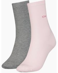 Calvin Klein - 2-Pack Classic Embroidered Logo Socks - Lyst