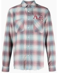 Amiri - Staggered Plaid Flannel - Lyst