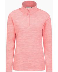 Mountain Warehouse - Ladies Snowdon Melange Fleece Top - Lyst