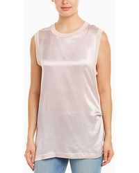 DIESEL - T Heika Dress T-Shirt Vest Round Neck Sleeveless Casual Tank Top - Lyst