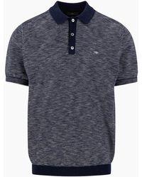 Fynch-Hatton - Fynch-Hatton Cotton Linen Striped Polo - Lyst