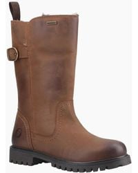 Cotswold - Winchcombe Leather Tan Boots - Lyst