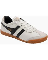 Gola - Harrier Leather Trainers - Lyst