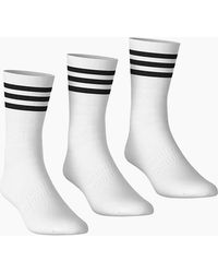adidas - Adult Crew Socks (Pack Of 3) - Lyst