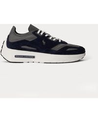 Polo Ralph Lauren - Boerum Knit Casual Trainers Hunter/Dark Metal - Lyst