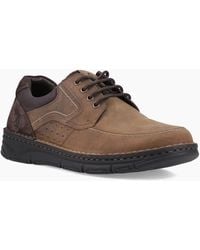 Hush Puppies - Franklin Lace Up Shoe Leather Tan Loafers - Lyst