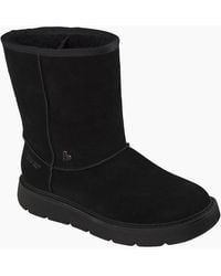 Skechers - Keepsakes Cozy Mid Leather Winter Mid Calf Boots - Lyst
