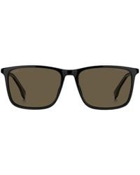BOSS - Polarized Lens Thin Framed Sunglasses - Lyst