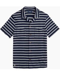 Polo Ralph Lauren - Knitted Stripe Sport Shirt 002 Newport - Lyst