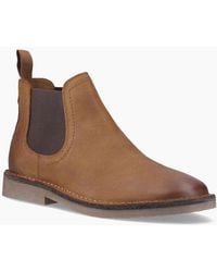 Hush Puppies - Shaun Leather Tobacco Boots - Lyst