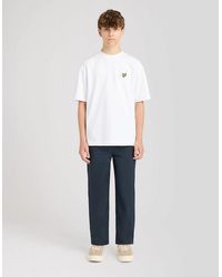 Lyle & Scott - Straight Leg Cotton Trousers - Lyst