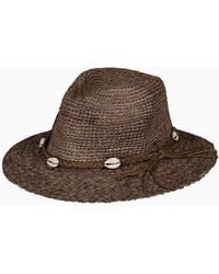 Barts - Alora Fedora Straw Hat - Lyst