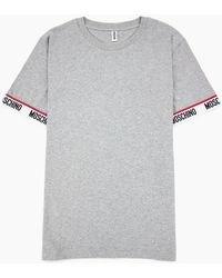 Moschino - Underwear Tape Cuff Sleeve T Shirt 0489 - Lyst