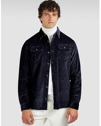 Paul & Shark - Velvet Overshirt - Lyst