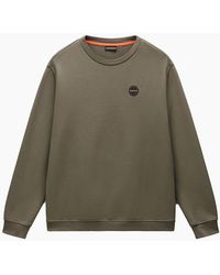 Napapijri - B-Badge Loopback Crew Sweat - Lyst