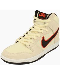 Nike - Dunk High Pro Prm Trainers Do9394 100 - Lyst