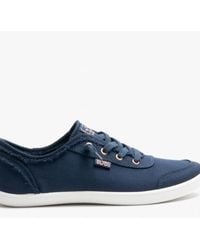 Skechers - 33492/Nvy Bobs B Cute Canvas Slip On Trainers - Lyst