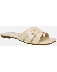 XY London - Ladies Luci Square Toe Strappy Sandals - Lyst